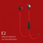 Wholesale Action Magnetic Suction Wireless Bluetooth Headphone with mic E2 (Red)